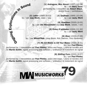 Musicworks 79: Ongoing Explorations in Sound by Various Artists - album cover