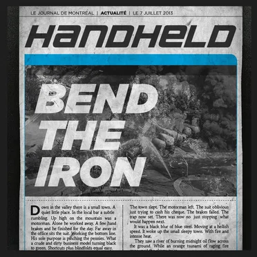 Bend the Iron by HandHeld - album cover