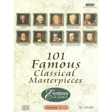 101 Famous Classical Masterpieces by Various Artists - album cover