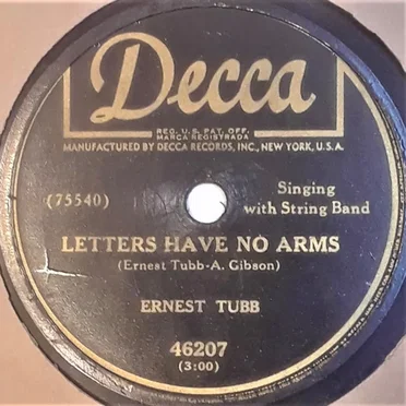 Letters Have No Arms / I'll Take a Back Seat for You