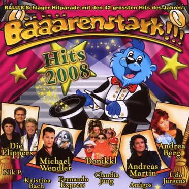 Bääärenstark!!! Hits 2008 by Various Artists - album cover