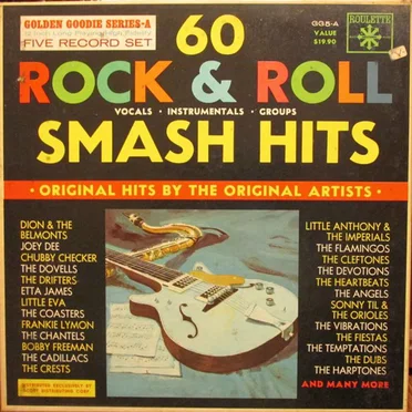 60 Rock & Roll Smash Hits: Golden Goodie, Series‐A by Various Artists - album cover