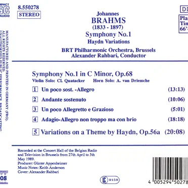 Symphony no. 1 / Haydn Variations