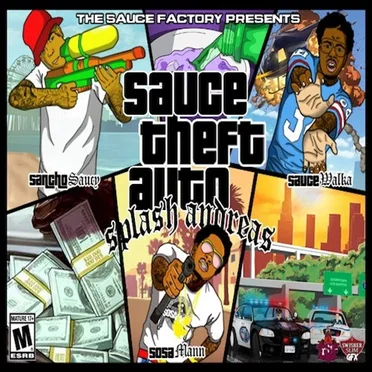 Sauce Theft Auto: Splash Andreas by Sauce Twinz - album cover