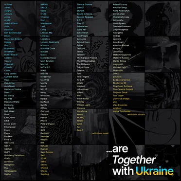 Together With Ukraine by Various Artists - album cover