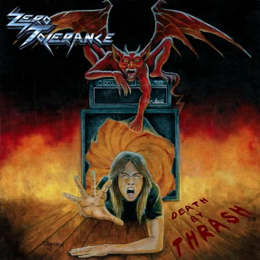 Death by Thrash by Zero Tolerance - album cover