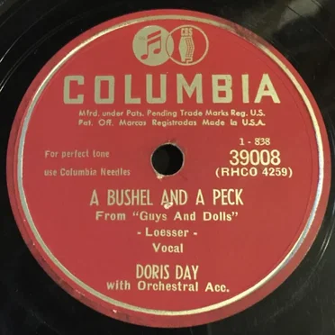 A Bushel and a Peck / The Best Thing for You