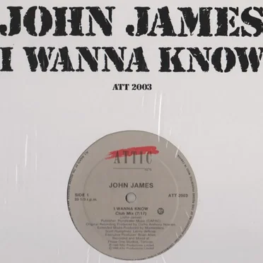 I Wanna Know by John James - album cover
