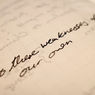 To These Weaknesses of Our Own