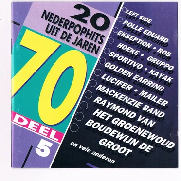 20 nederpophits uit de jaren ’70, deel 5 by Various Artists - album cover
