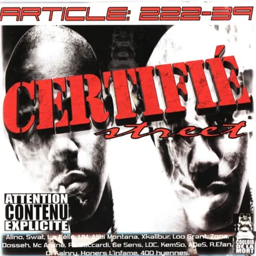Article: 222-39 - Certifié Street by Various Artists - album cover