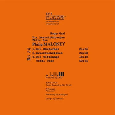 Die haarsträubenden Fälle des Philip Maloney, N° 24 by Roger Graf - album cover