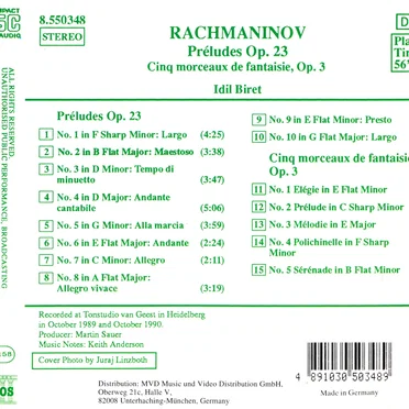 Preludes, op. 23 / Cinq morceaux de fantaisie, op. 3