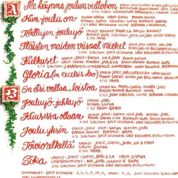 Kuusessa ollaan