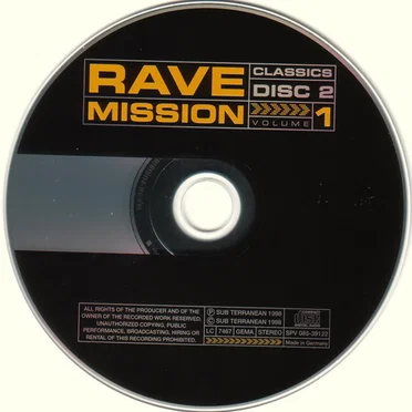 Rave Mission Classics, Volume 1 by Various Artists - album cover