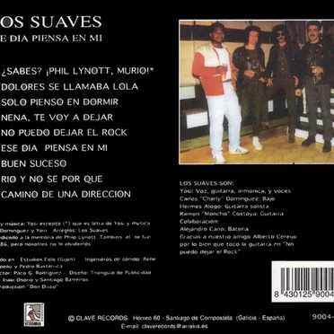Ese día piensa en mí by Los Suaves - album cover