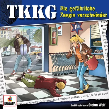 TKKG 130: Die gefährliche Zeugin verschwindet by Stefan Wolf - album cover