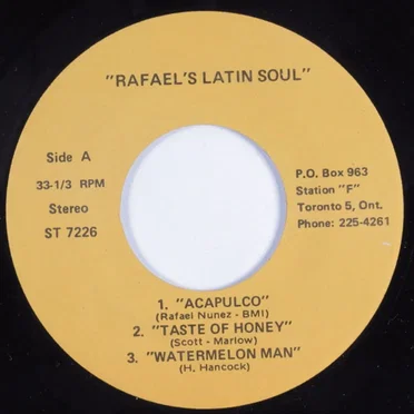 Rafael's Latin Soul by Rafael Nunez - album cover