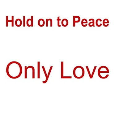 Only Love by Hold on to Peace - album cover