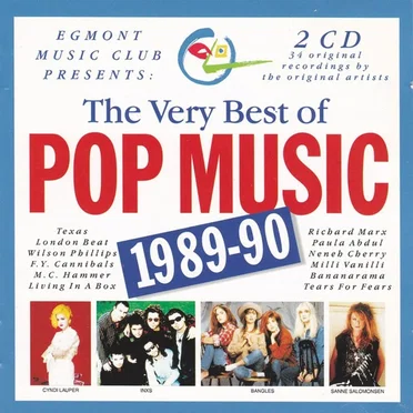The Very Best of Pop Music 1989–90 by Various Artists - album cover