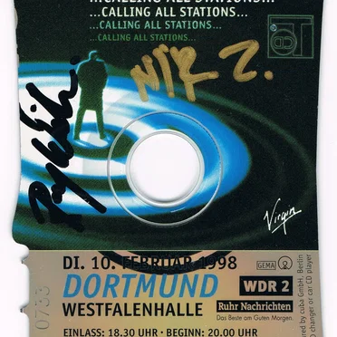 Calling All Stations Tour Ticket by Genesis - album cover