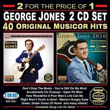 40 Original Musicor Hits by George Jones - album cover