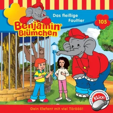 Benjamin Blümchen, Folge 105: Das fleißige Faultier by Benjamin Blümchen - album cover