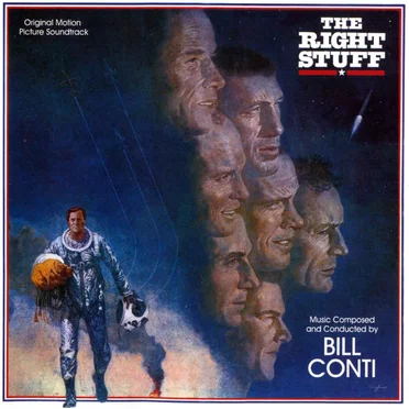 The Right Stuff: Original Motion Picture Soundtrack by Bill Conti - album cover