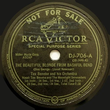 The Beautiful Blonde From Bashful Bend / They Can't Take That Away From Me
