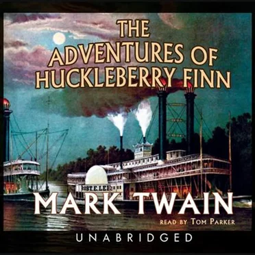 The Adventures of Huckleberry Finn by Mark Twain - album cover