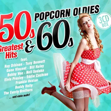 50s & 60s Greatest Hits: Popcorn Oldies by Various Artists - album cover