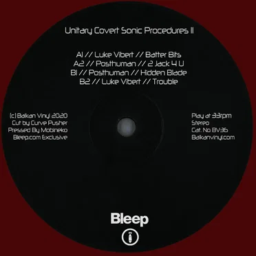 Unitary Covert Sonic Procedures II by Various Artists - album cover