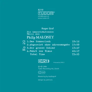 Die haarsträubenden Fälle des Philip Maloney, N° 20 by Roger Graf - album cover