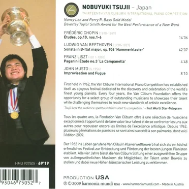 Gold Medalist: Thirteenth Van Cliburn International Piano Competition