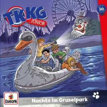 TKKG Junior 10: Nachts im Gruselpark by Frank Gustavus - album cover