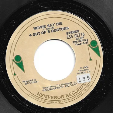 Never Say Die by 4 Out Of 5 Doctors - album cover