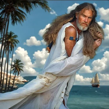You'll face judgment aboard God's yacht(お前は神のヨットで裁きに合う)