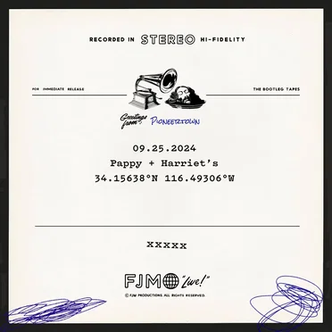 Live at Pappy + Harriet's, Pioneertown, CA 9/25/2024