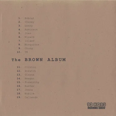 The Brown Album by 92 KQRS Morning Show - album cover