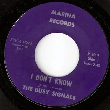 I Don't Know by The Busy Signals - album cover