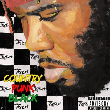 Country Punk Black by Twurt Chamberlain - album cover