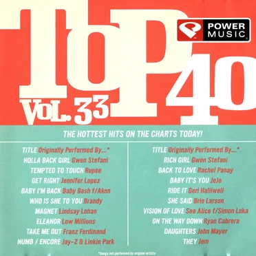 Top 40, Vol. 33 by Various Artists - album cover