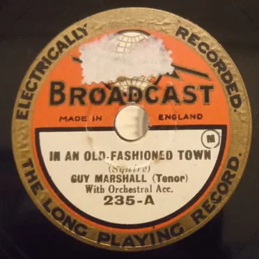 In an Old Fashioned Town / If I Might Come to You by Guy Marshall - album cover
