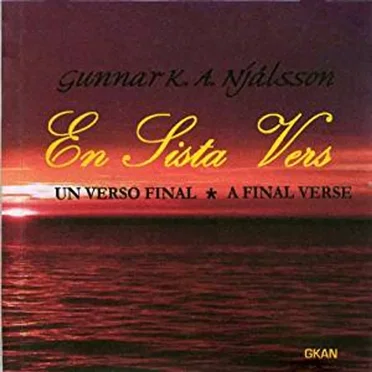 En sista vers by Gunnar K. A. Njålsson - album cover