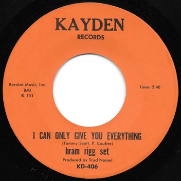 I Can Only Give You Everything / Take The Time Be Yourself by Bram Rigg Set - album cover