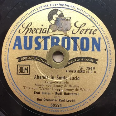 Abends in Santa Lucia / Wir zwei