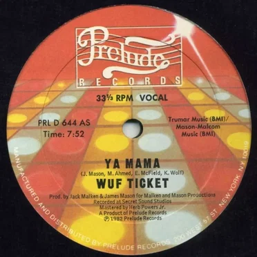 Ya Mama by Wuf Ticket - album cover