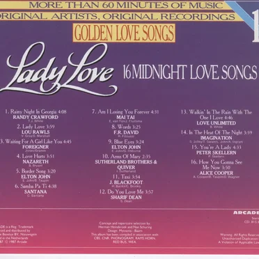 Golden Love Songs, Volume 1 by Various Artists - album cover