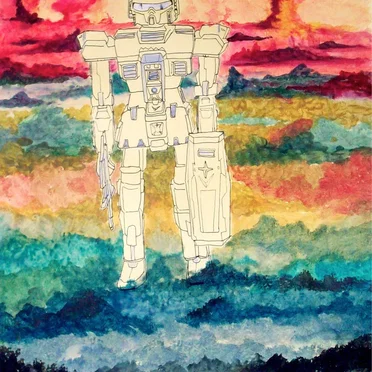 the lighthouse itself is the rocket
