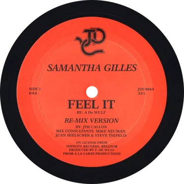Let Me Feel It by Samantha Gilles - album cover